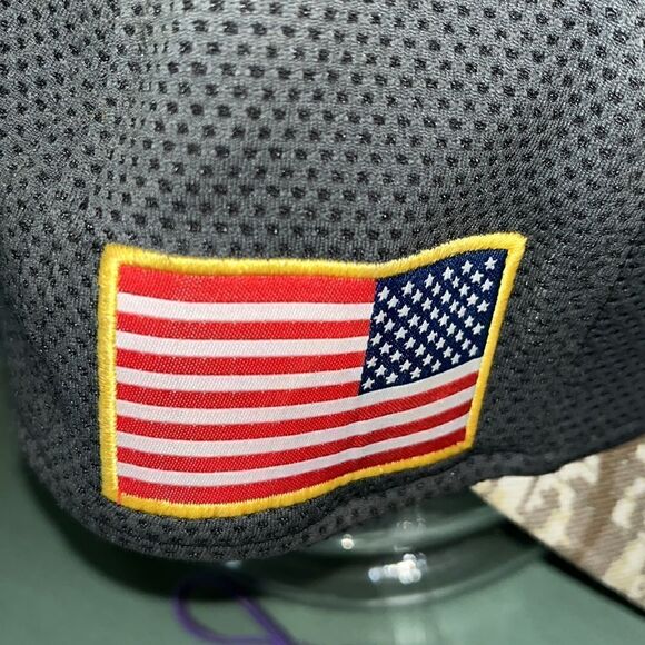 Chicago Bears Salute to Service used NFL baseball digital Camo bill cap S/M worn - Picture 4 of 5